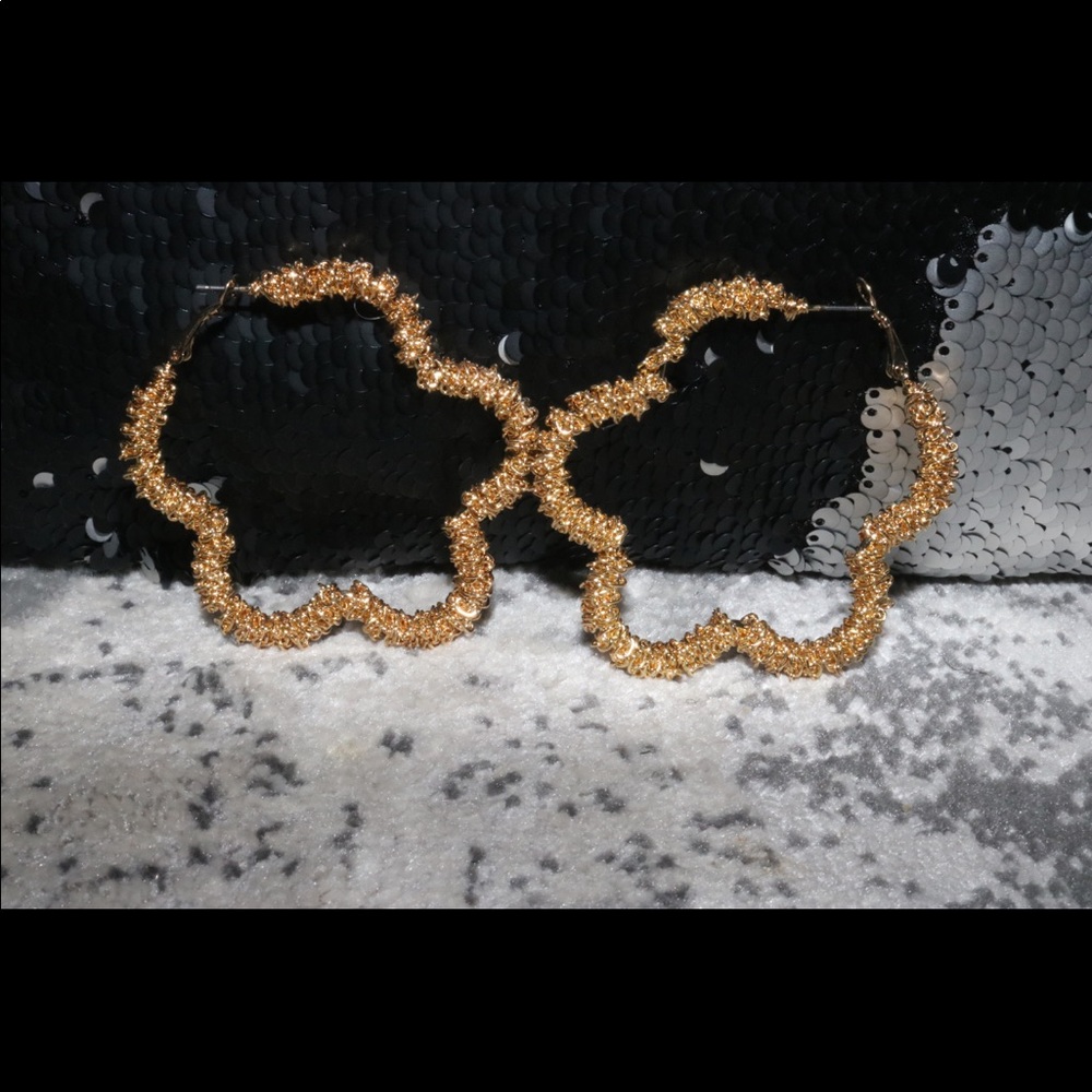 Gold and silver earings